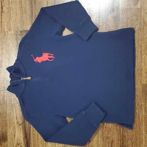 Polo Ralph Lauren Other - Boys Polo Ralph Lauren big pony 1/4 zip pullover sweater size S(8)